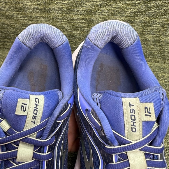 Brooks Womens Ghost 12 1203051B413 Blue Running Low Top Lace Up Shoes Size 9. - Picture 8 of 16